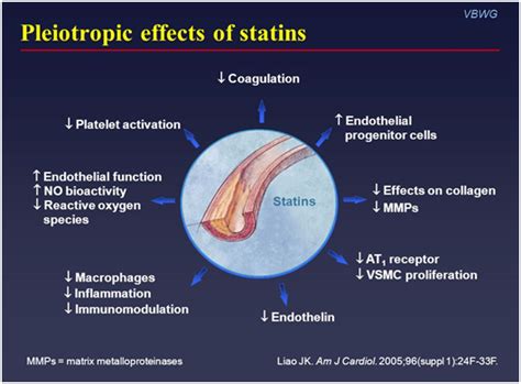 Pleiotropic Effects of Statins on the Cardiovascular System.